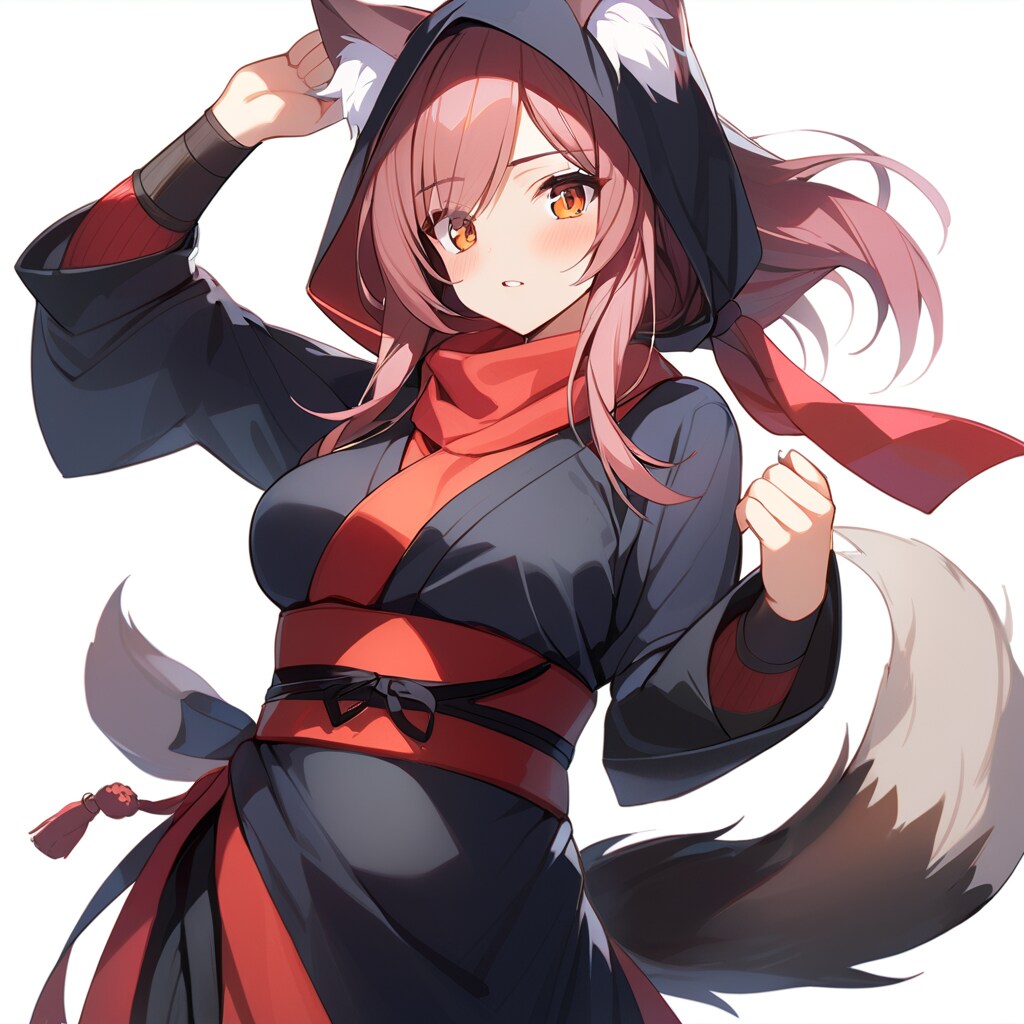 ケモ耳忍者 | の人気AIイラスト・グラビア