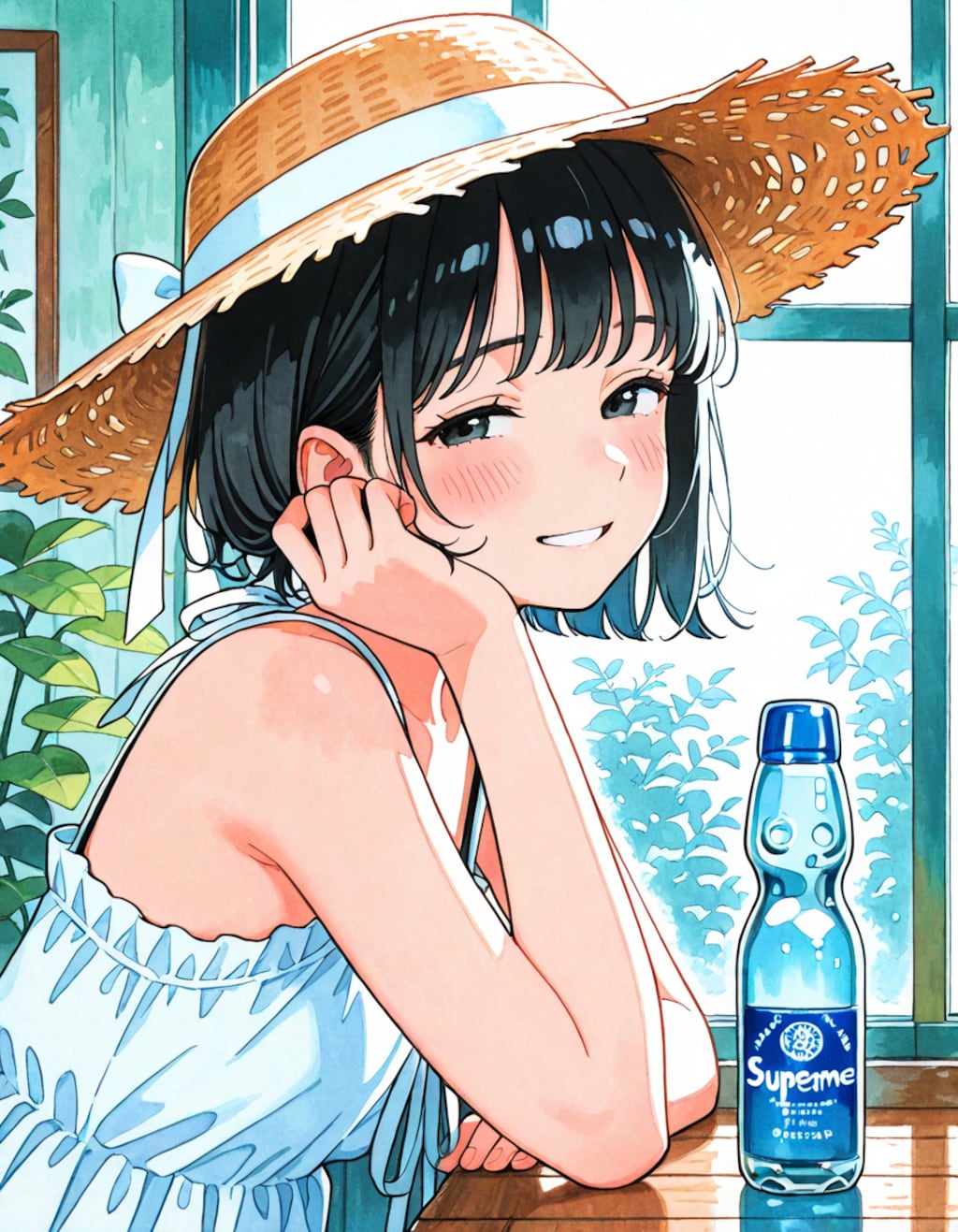 画風を変えて