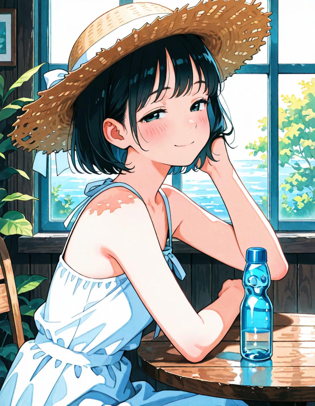 画風を変えて