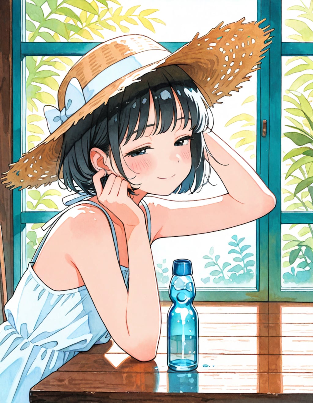 画風を変えて