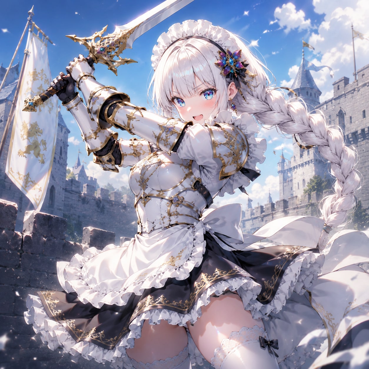 メイド騎士 | の人気AIイラスト・グラビア