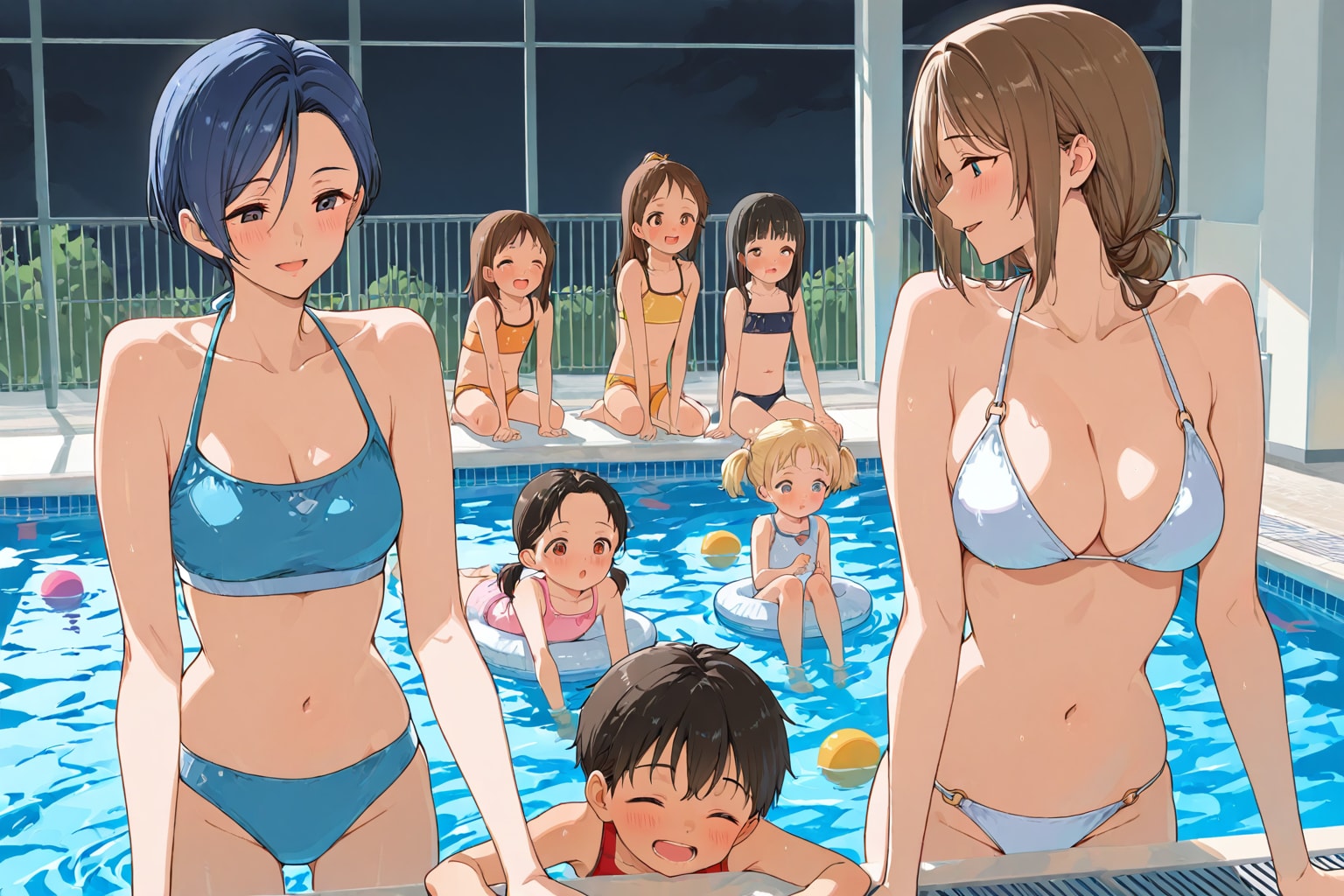 テキサス・ホールデム(5girls,bukini)