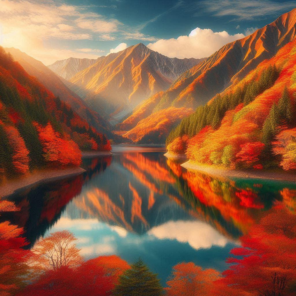 山の景色 | の人気AIイラスト・グラビア