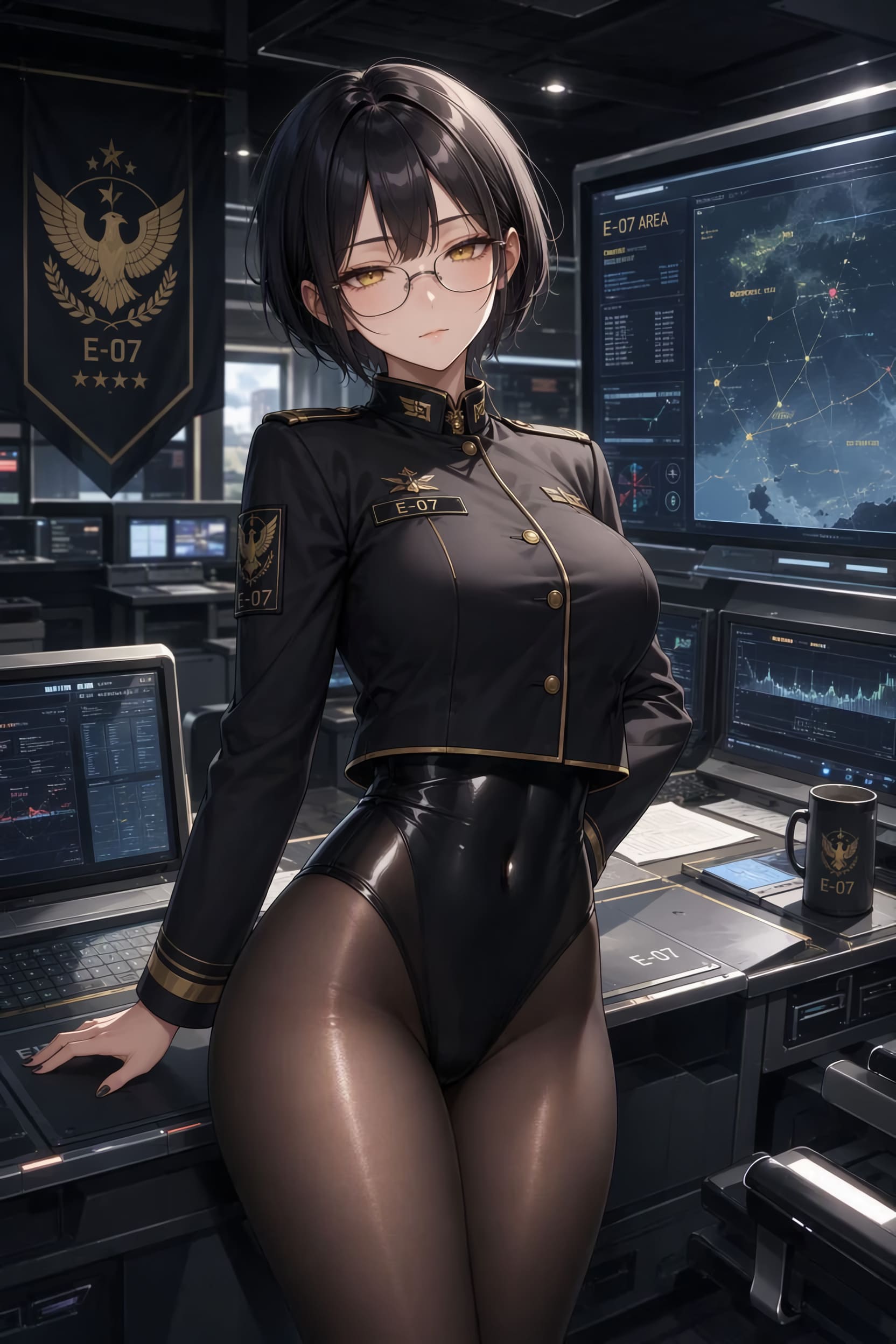 軍服+レオタード | の人気AIイラスト・グラビア