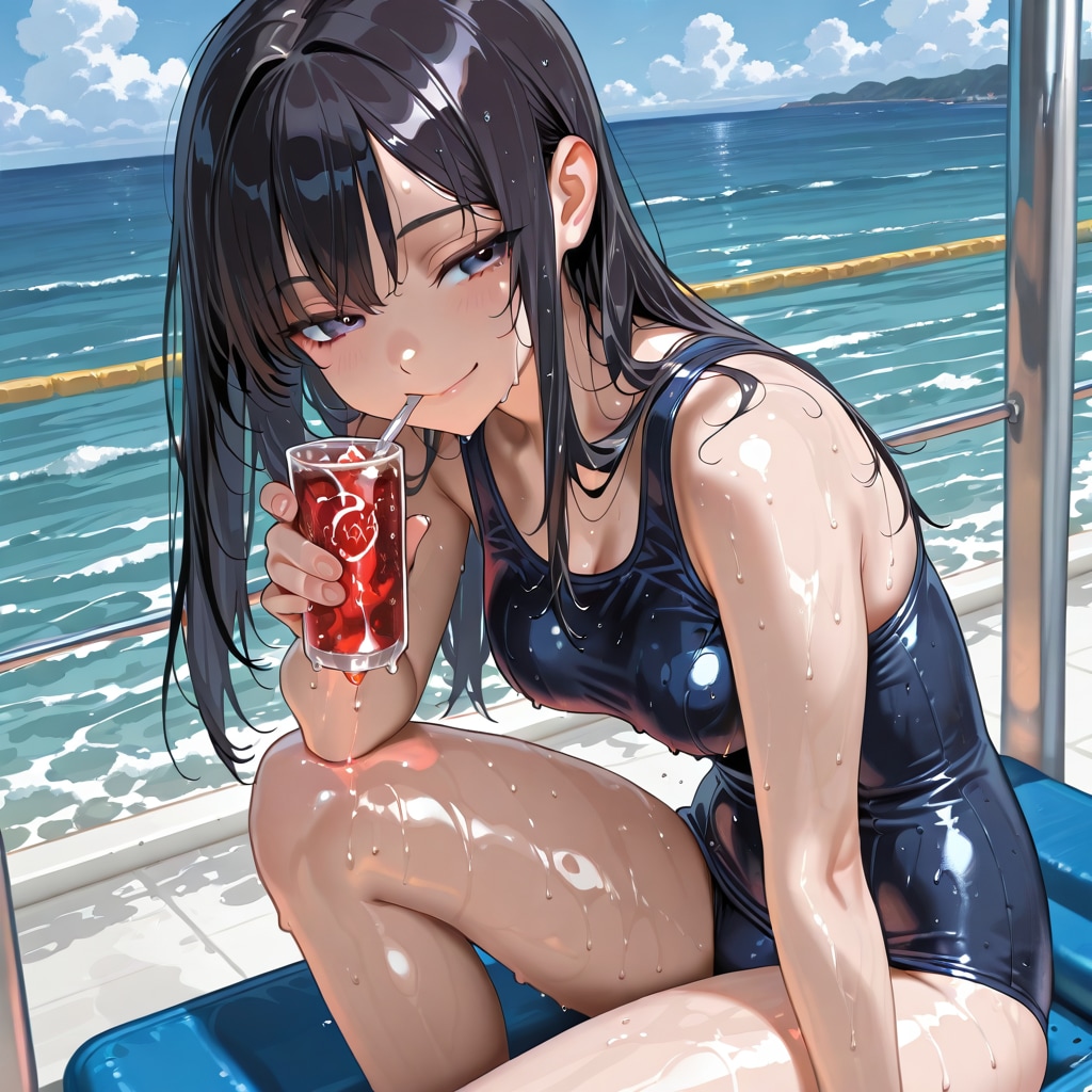 海スク水