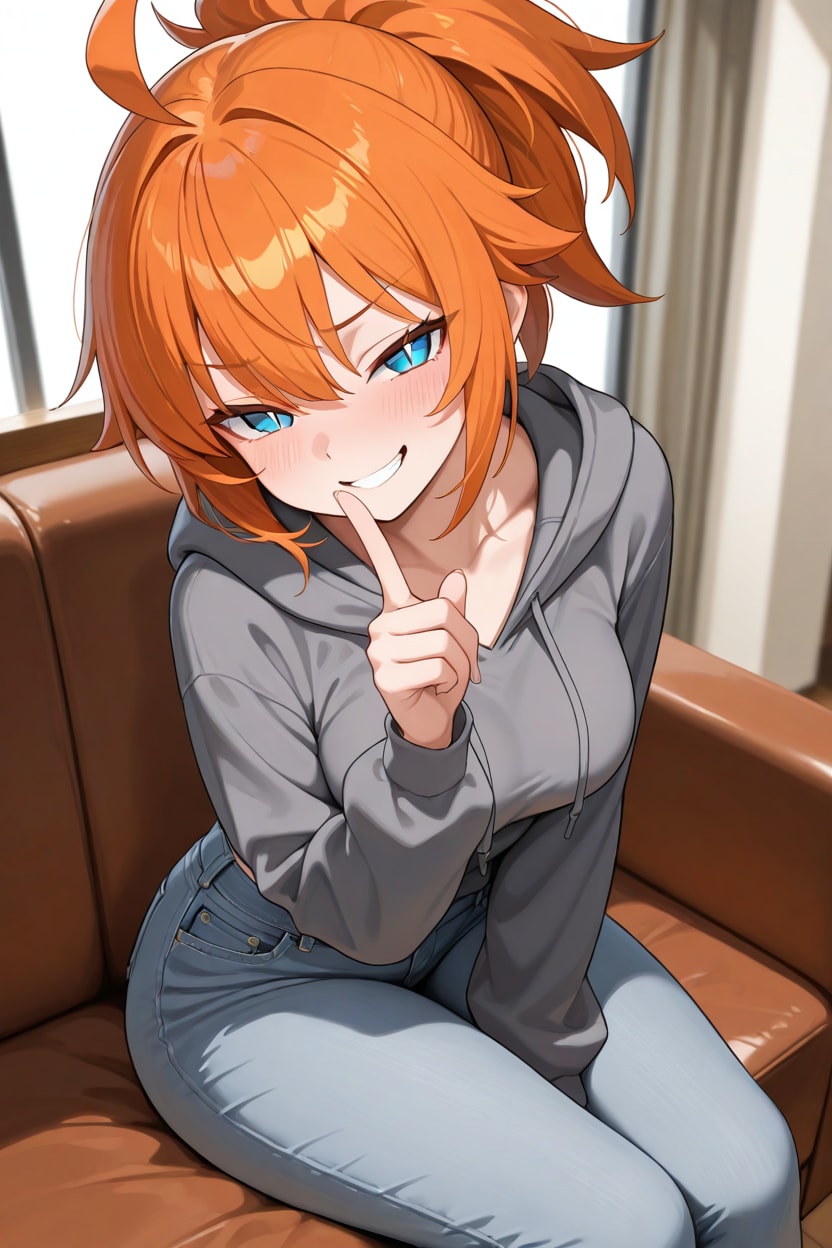 578 素顔を晒すのが流行ってるらしいことを聞きつけたドヤ子 | の人気AIイラスト・グラビア