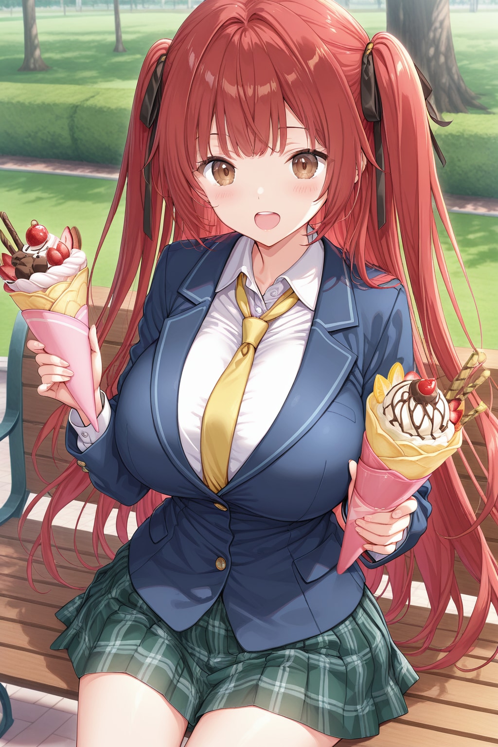 千尋さんとチョコクレープ集 | の人気AIイラスト・グラビア