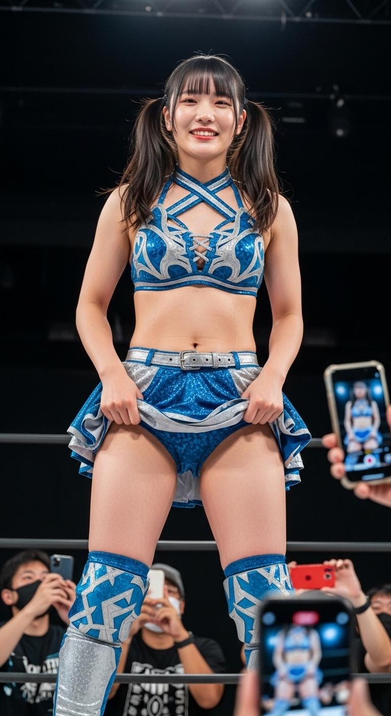 アイドル女子プロレスラー MIKURUの有料ファンサービス①　2/10