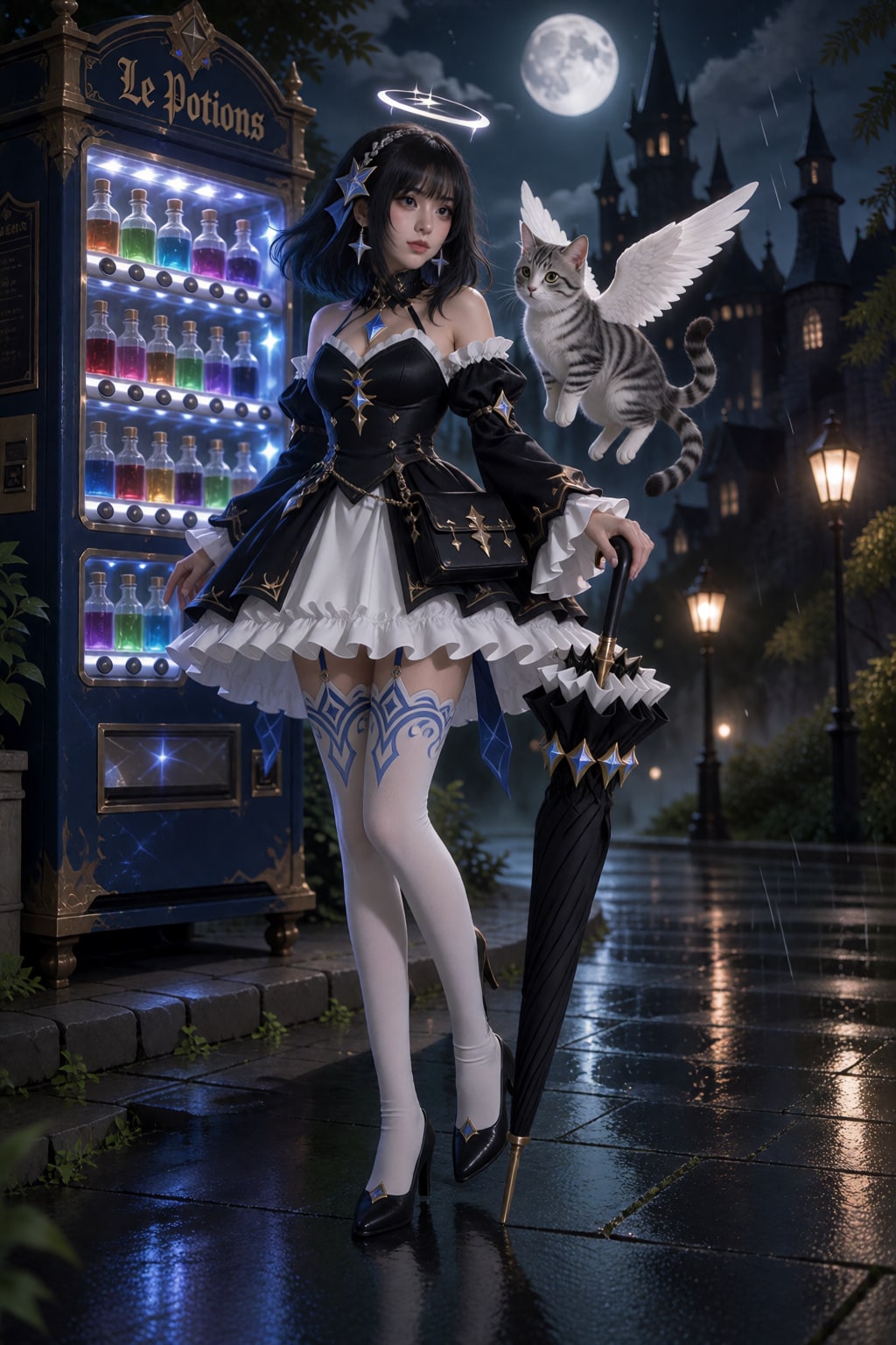 雨上がりのポーションスタンド