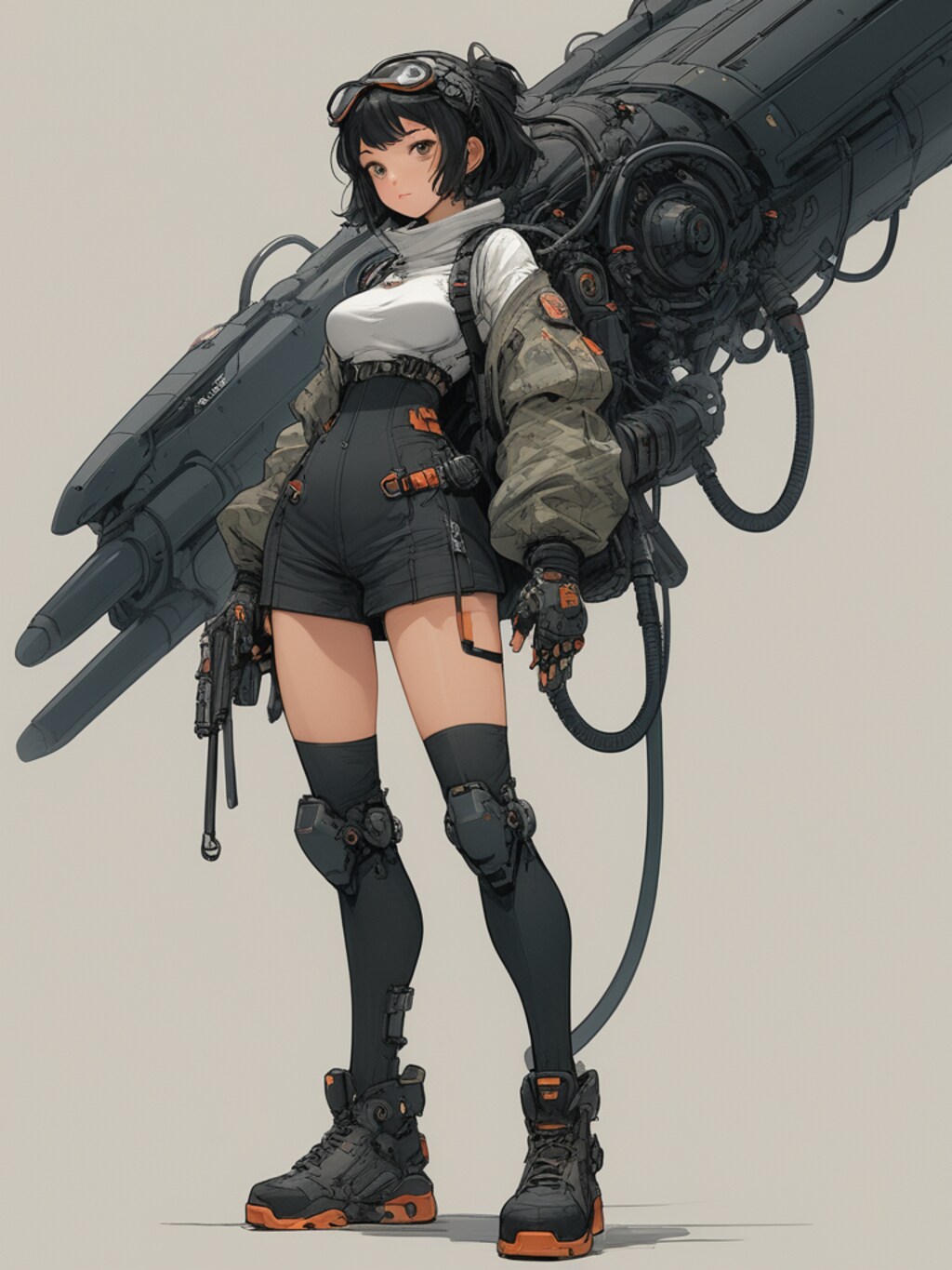 cosmic android girl & power loader