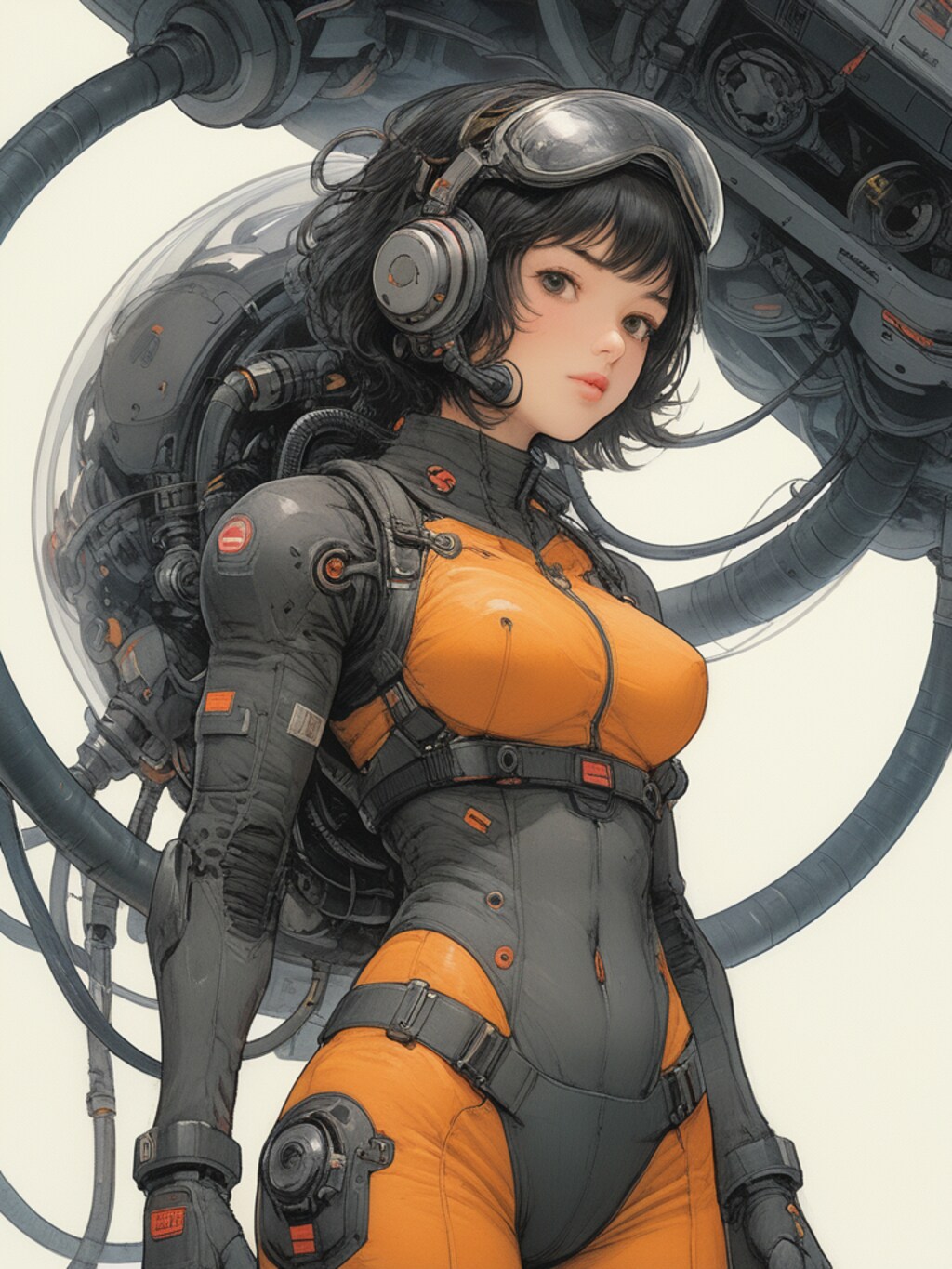 cosmic android girl & power loader