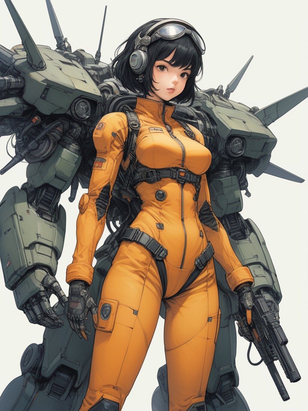 cosmic android girl & power loader