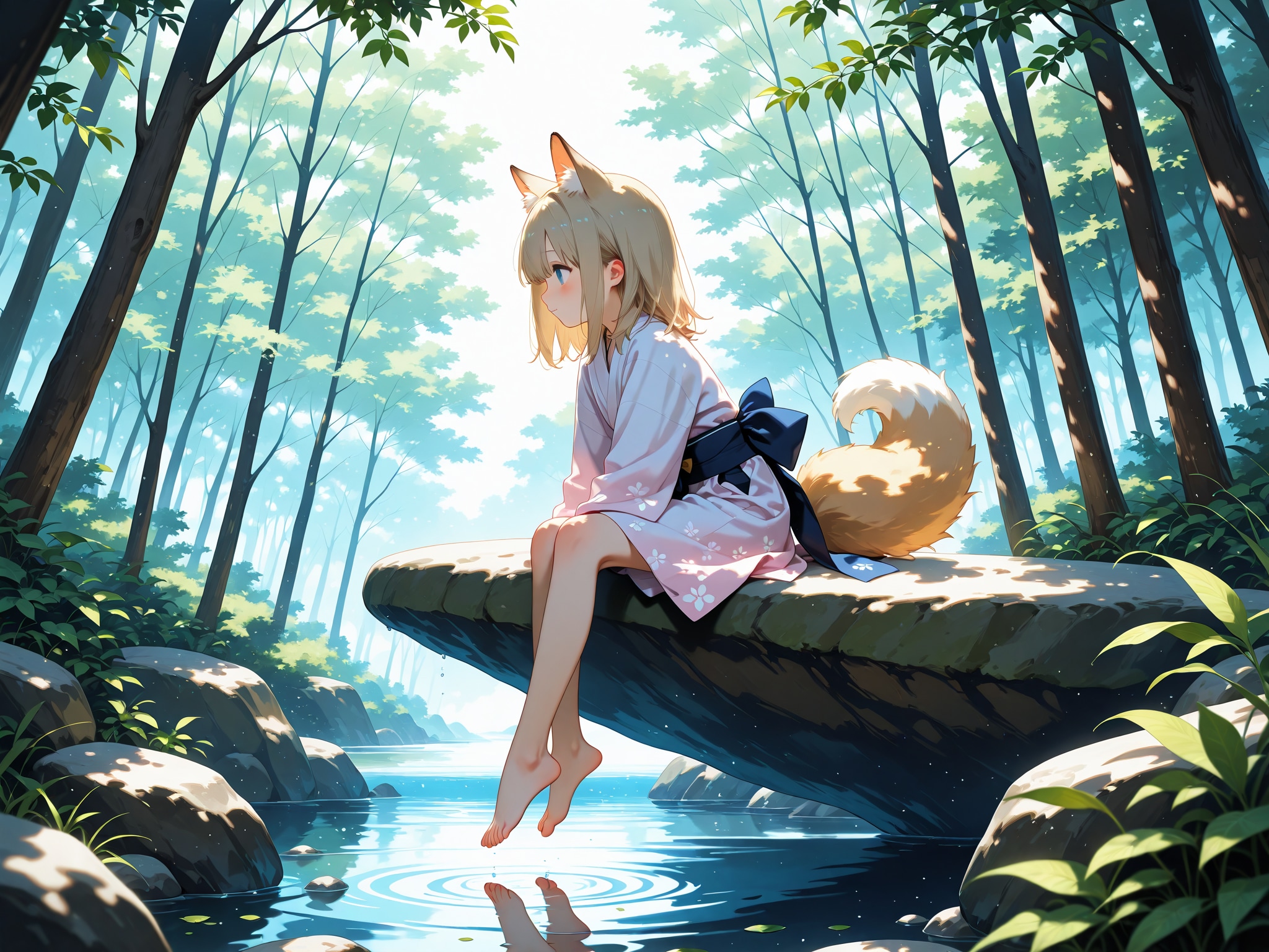 鎮守の森に棲む狐さん | の人気AIイラスト・グラビア