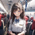キャビンアテンダント 2枚目