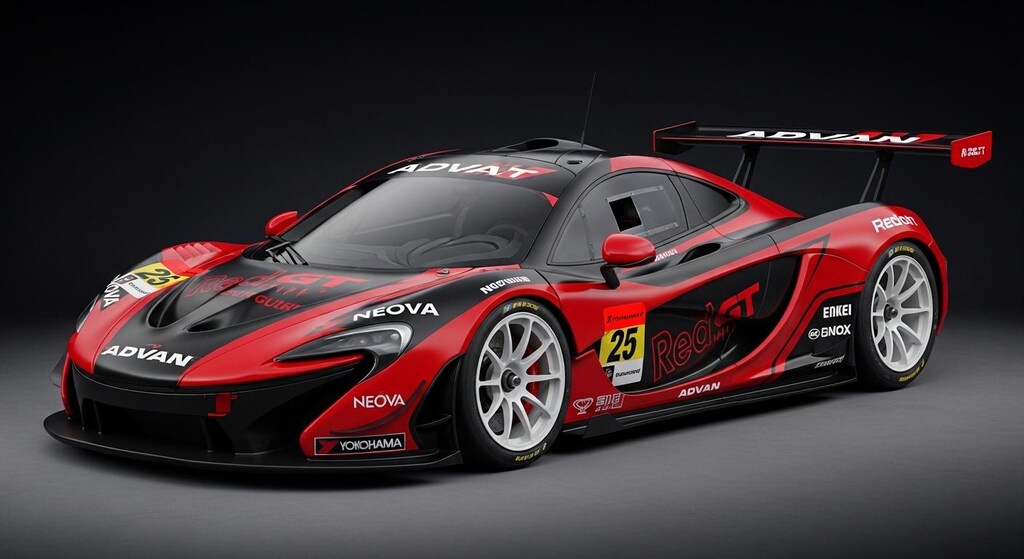 アドバンマクラーレンP1レーシングカー