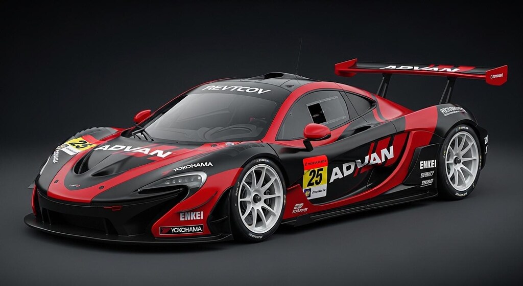 アドバンマクラーレンP1レーシングカー