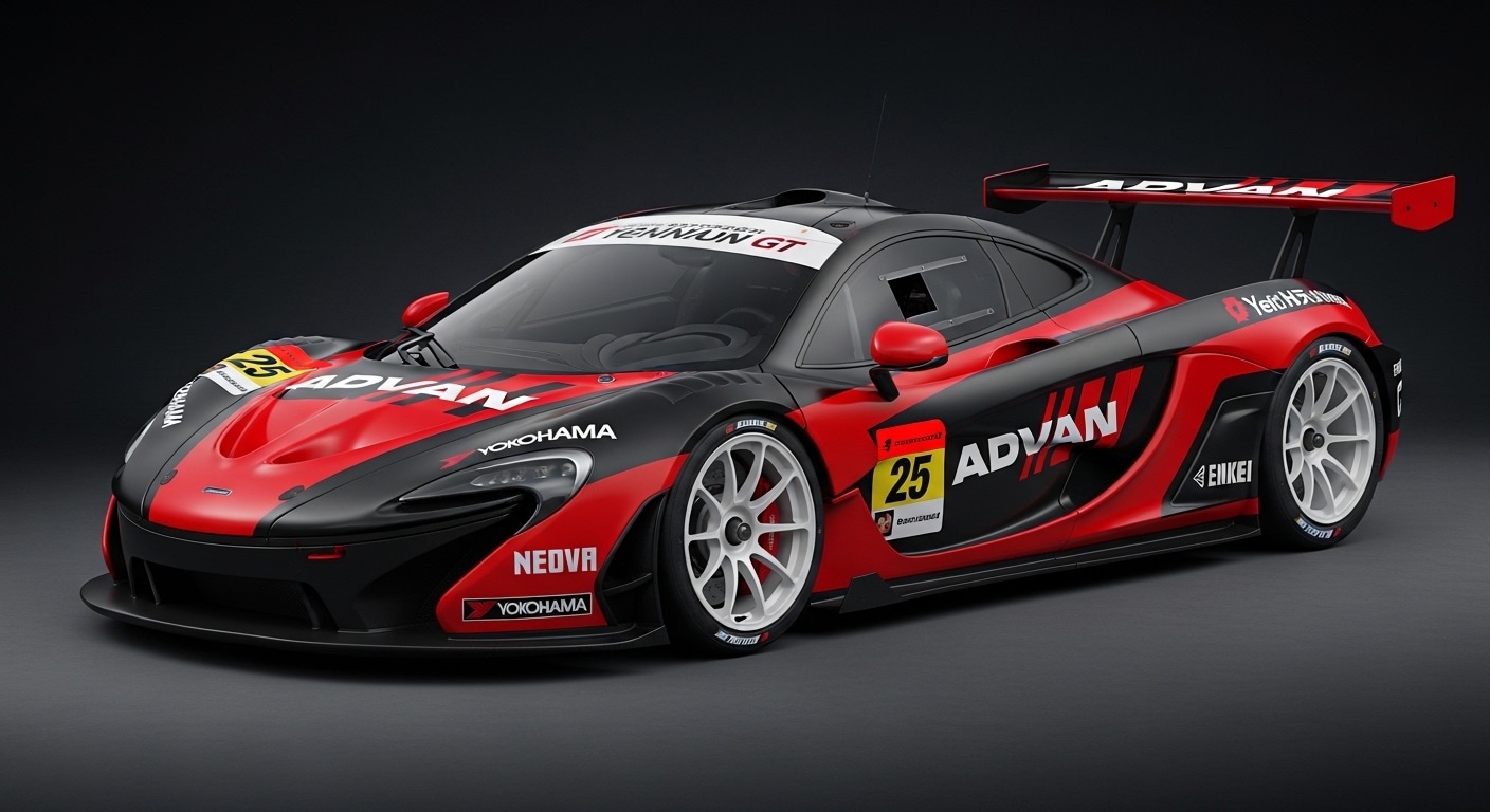 アドバンマクラーレンP1レーシングカー | の人気AIイラスト・グラビア