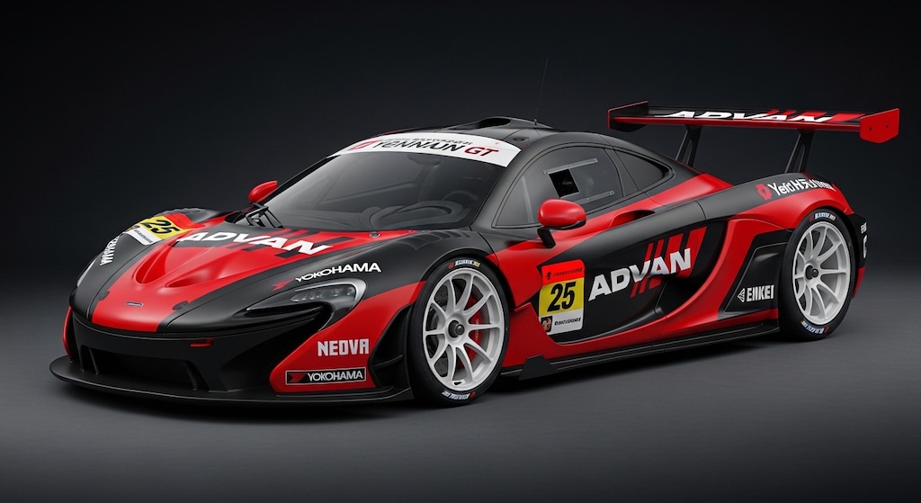 アドバンマクラーレンP1レーシングカー