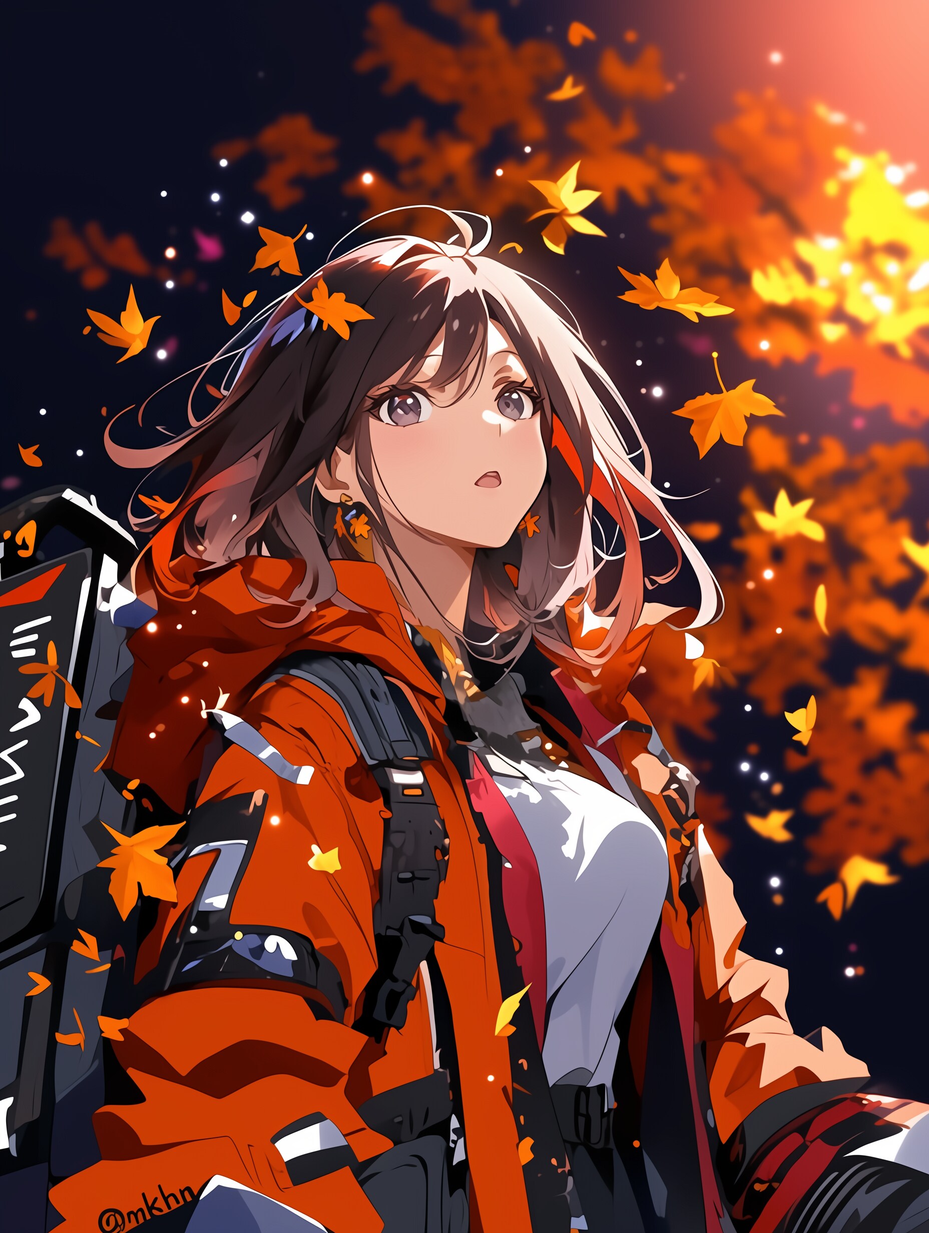 帰り道見上げたら | の人気AIイラスト・グラビア