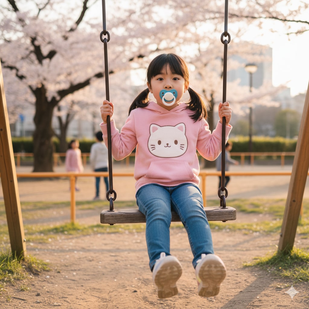 おしゃぶりブランコ