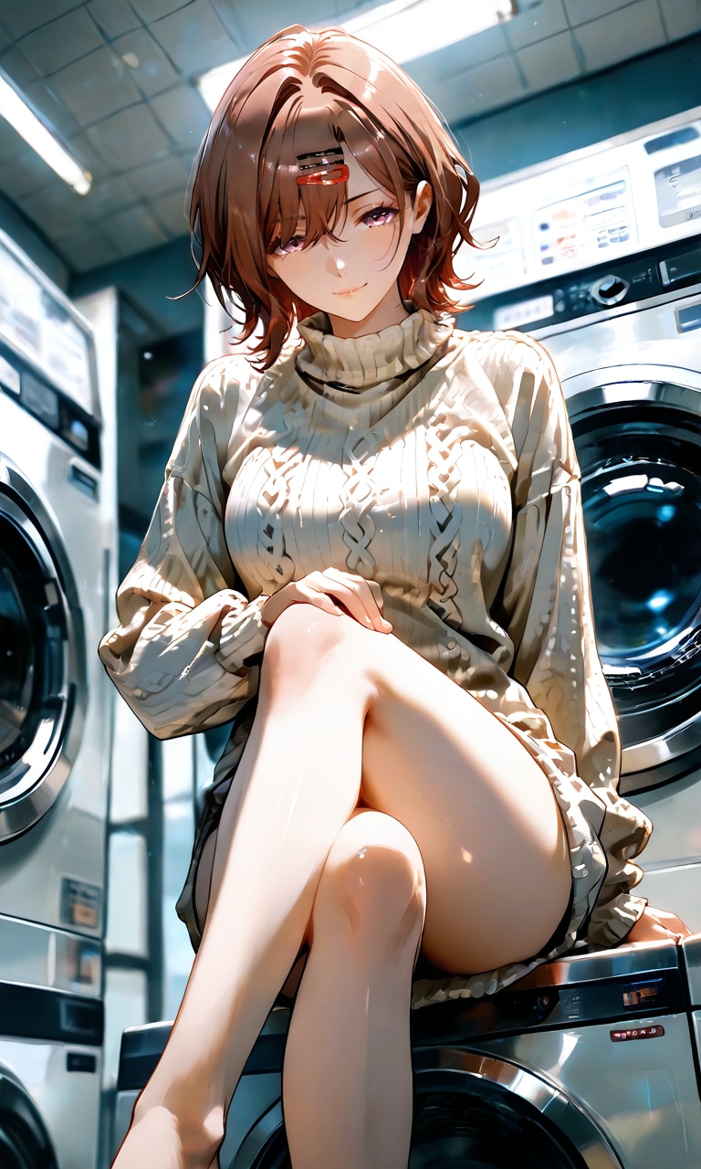 樋口円香｜眠れない深夜、コインランドリーで見せた気だるげな素顔