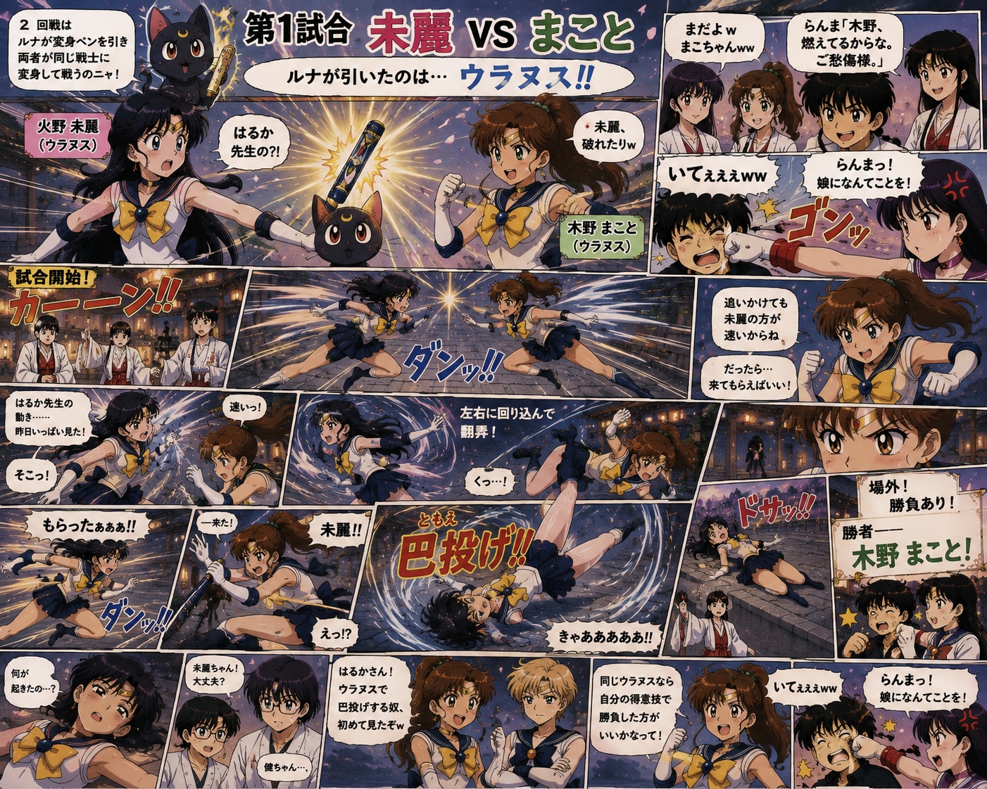 第2回 火野神社大組手大会　2回戦第一試合 | の人気AIイラスト・グラビア
