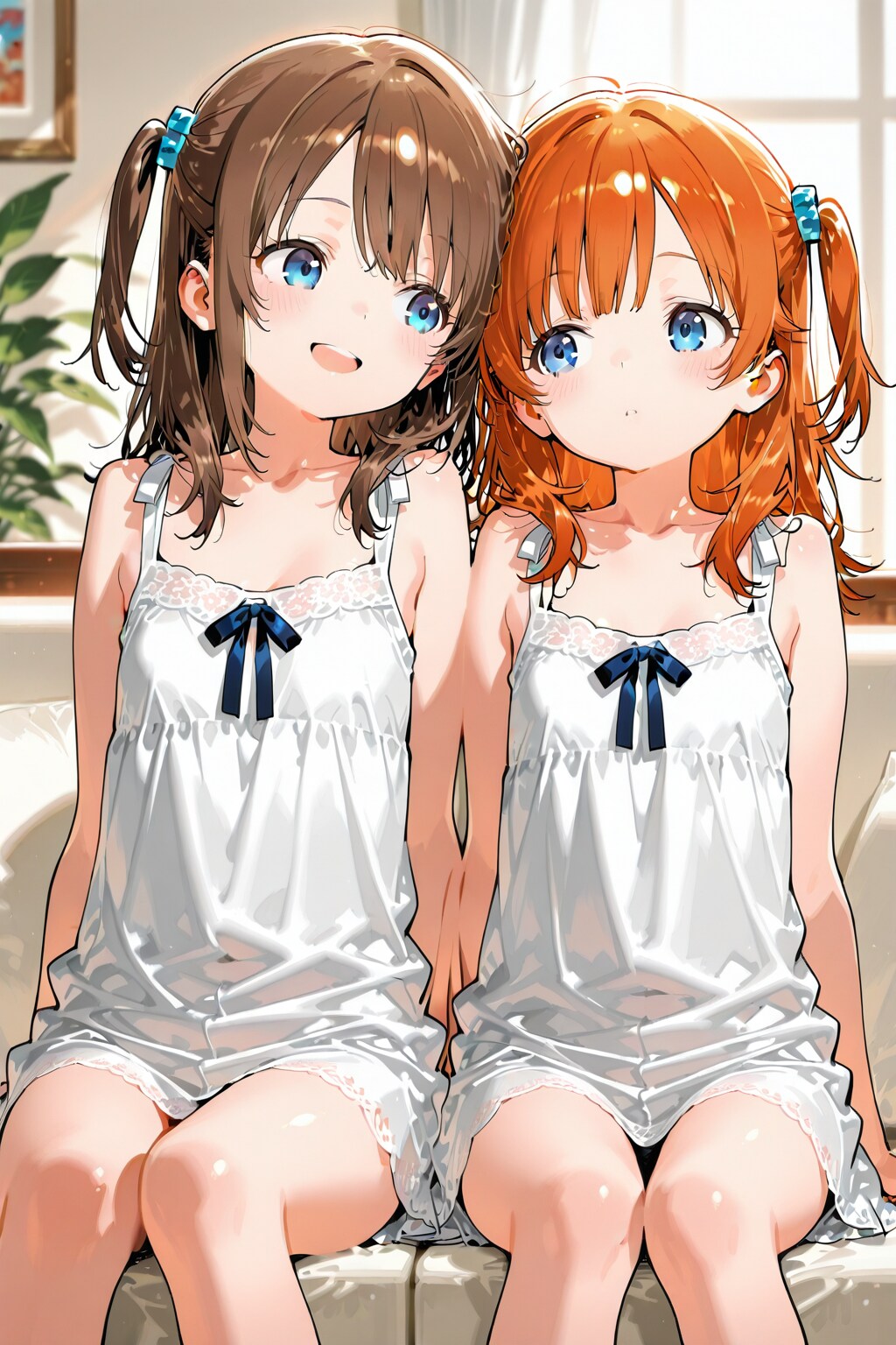 仲良しな双子 | の人気AIイラスト・グラビア