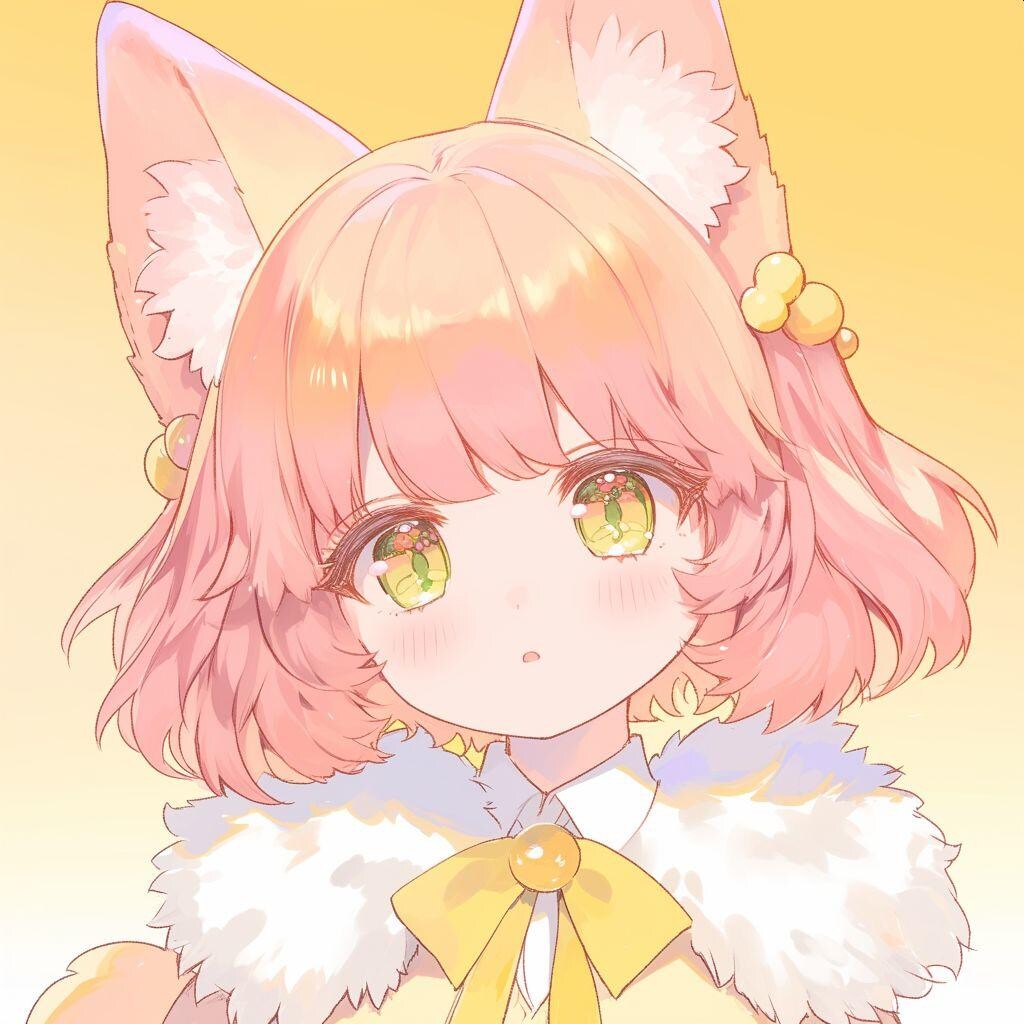 あなたに見惚れるケモ耳ちゃん