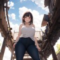 むちむちタンクトップ 4枚目