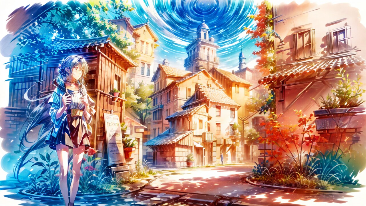 知らない町 | の人気AIイラスト・グラビア