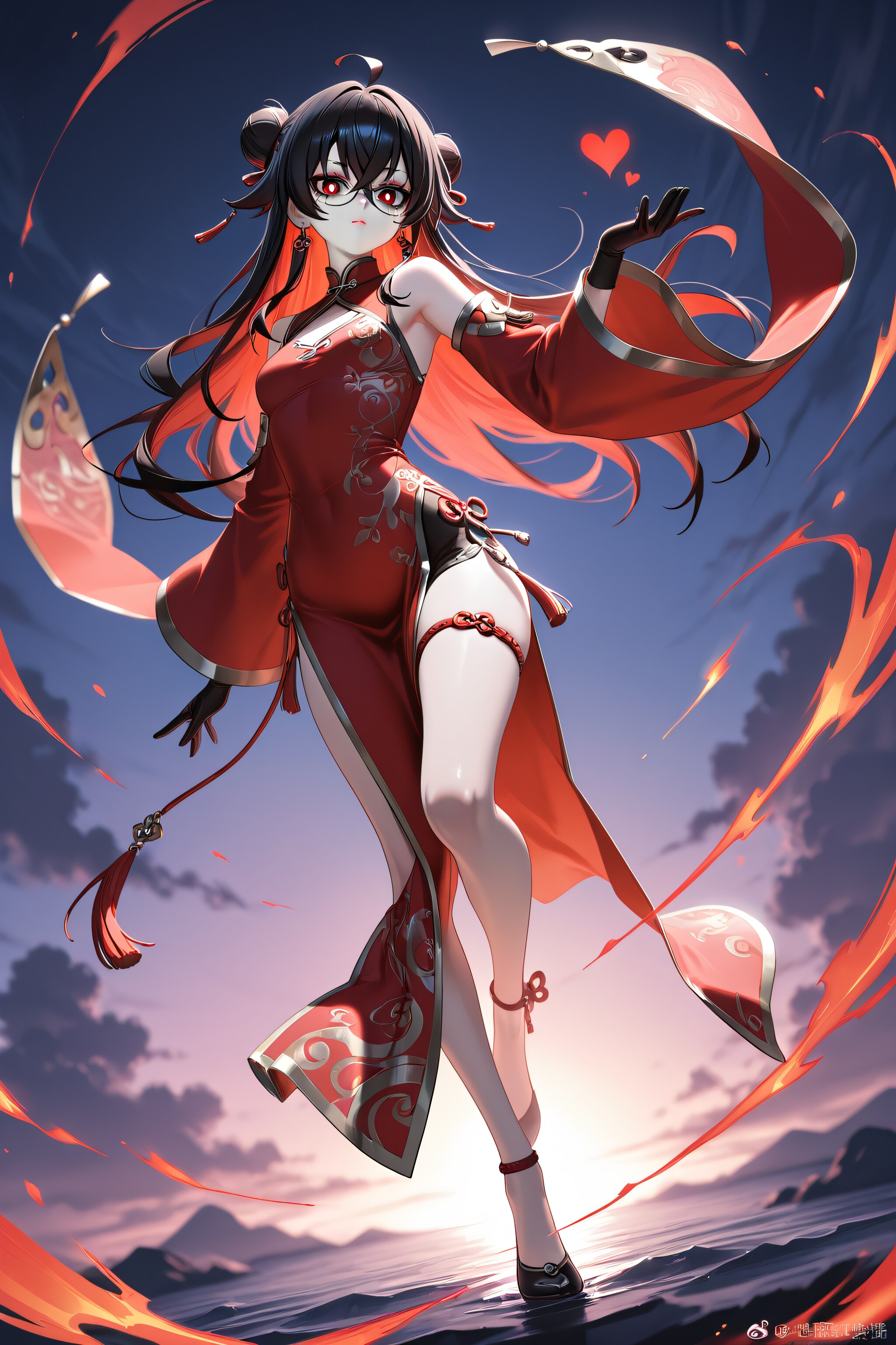 チャイナドレス朱闇さん