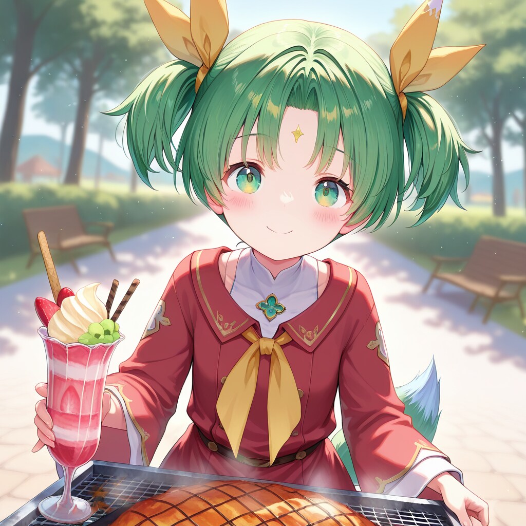 Elona BBQセットでパフェ