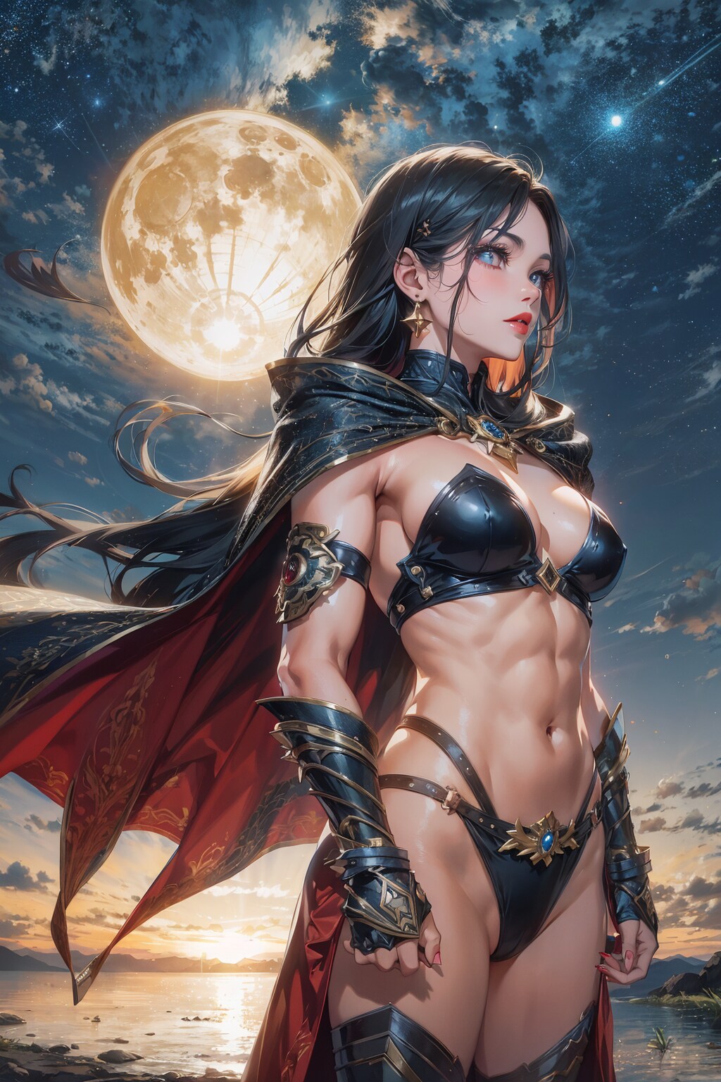 ビキニアーマー 湖畔