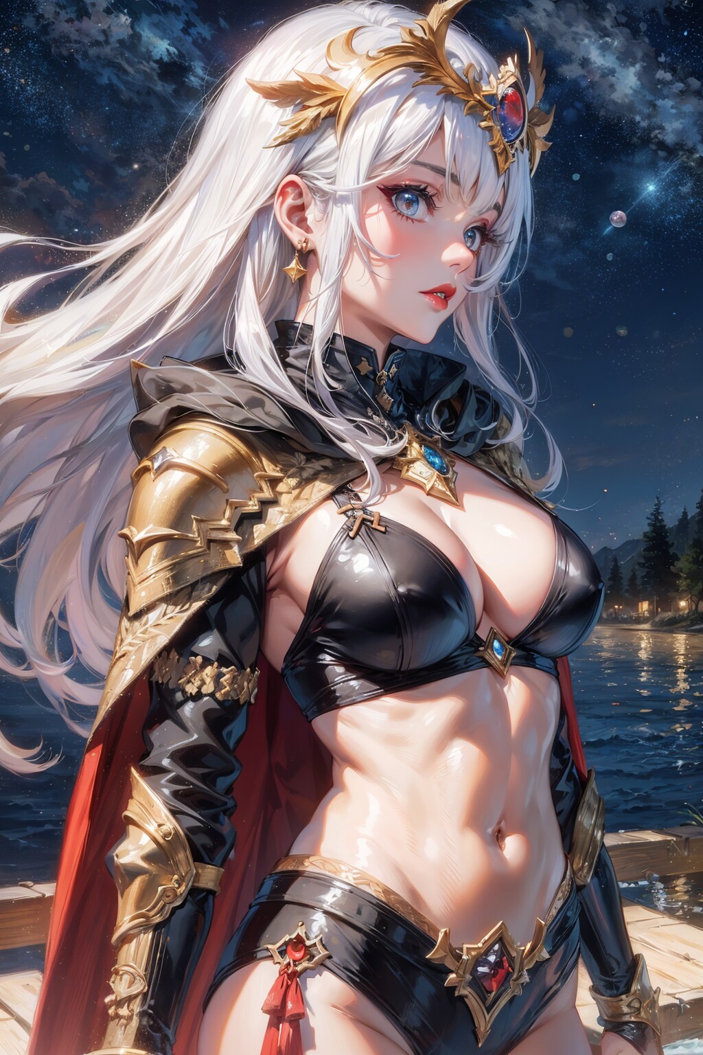 ビキニアーマー 湖畔