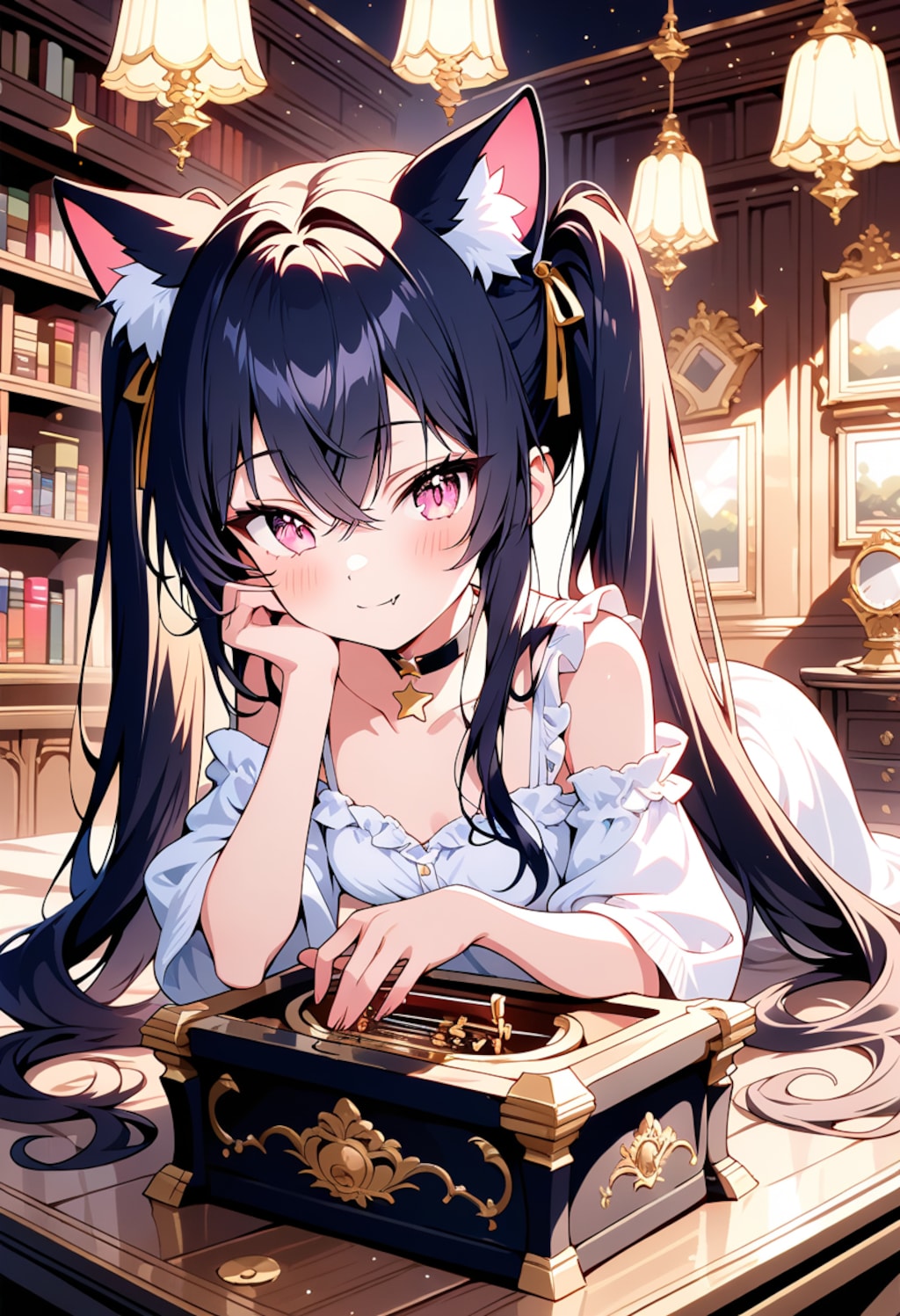 オルゴールを聞きながら