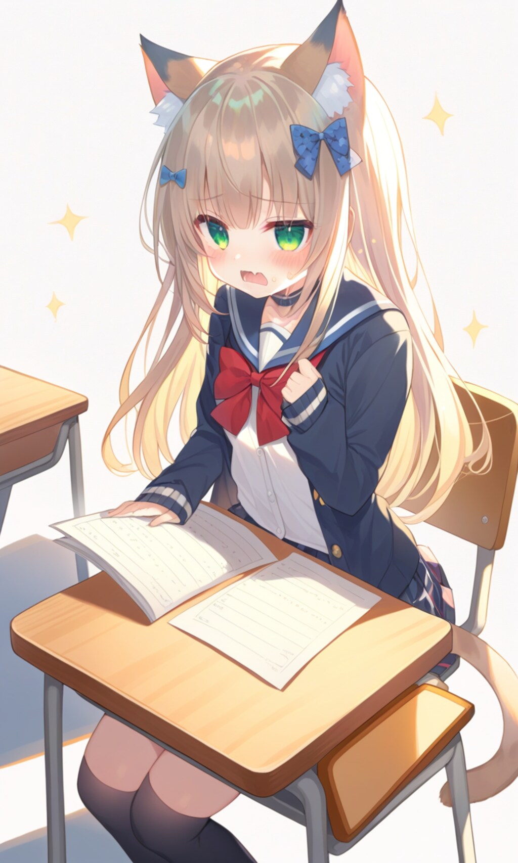 Stressful school lesson