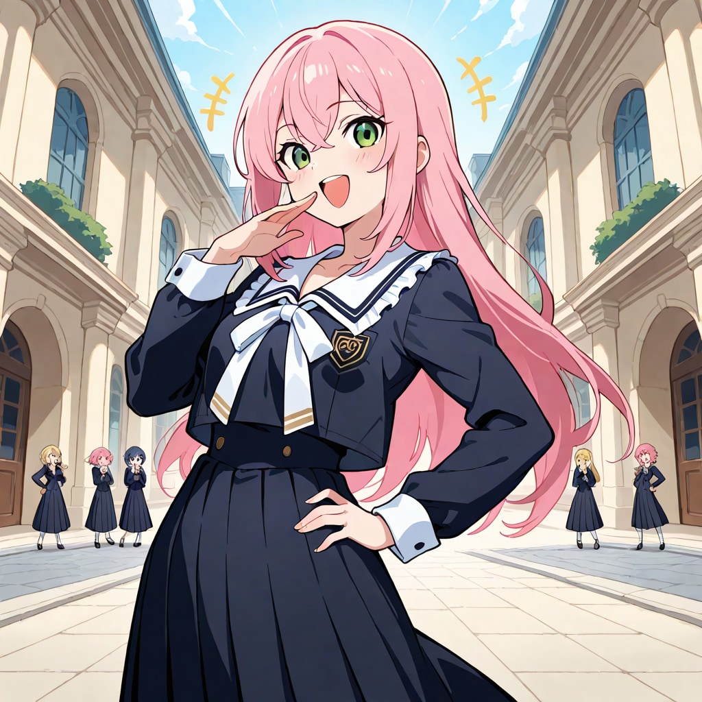 学園のプリンセスモデル