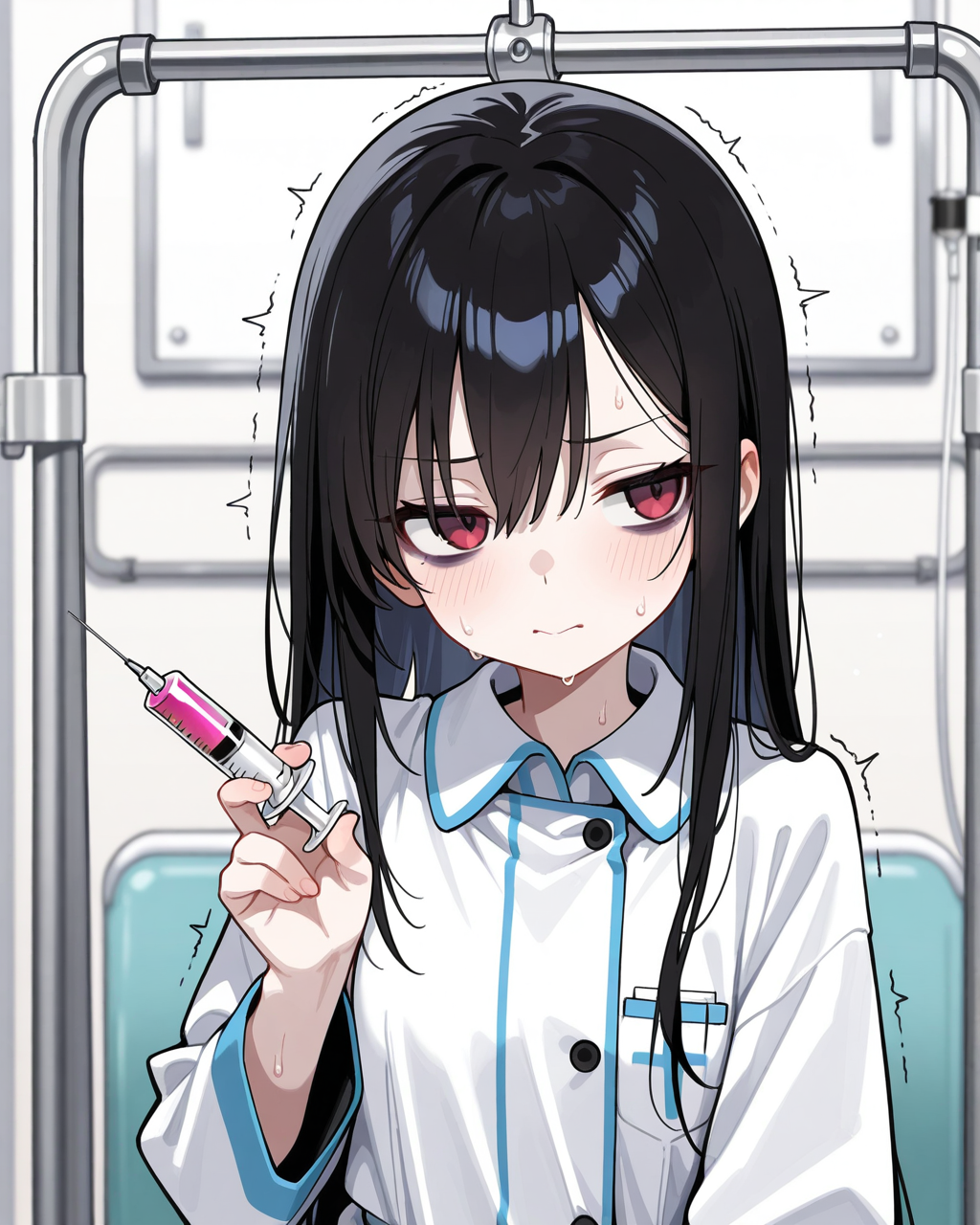 具合の悪そうな女医