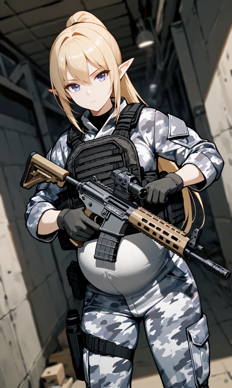 異世界ミリタリー妊婦シリーズその１４０ | の人気AIイラスト・グラビア