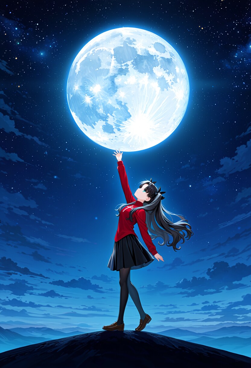 月を掴む夜