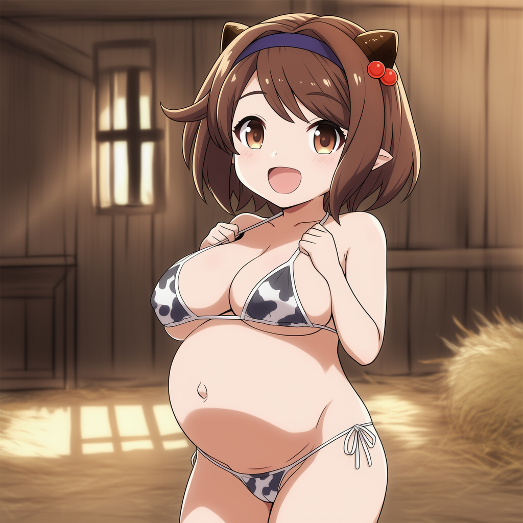 牛柄ビキニヤイアちゃん（孕）