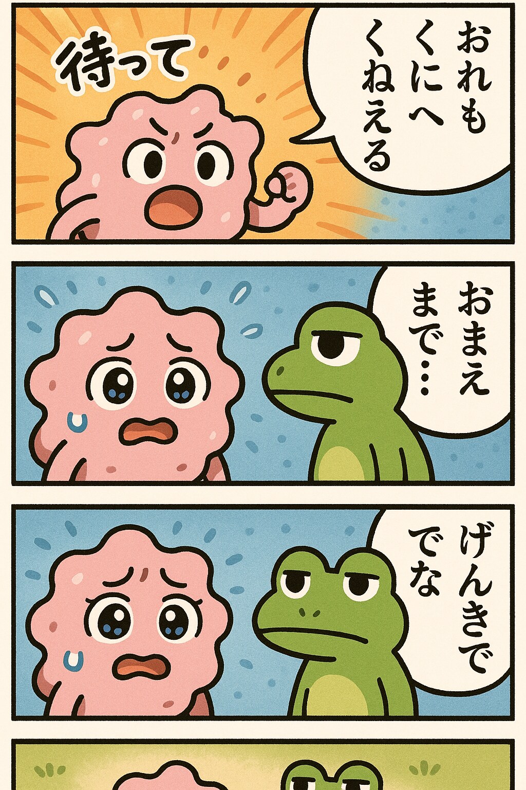 ももほうくん くにへかえる