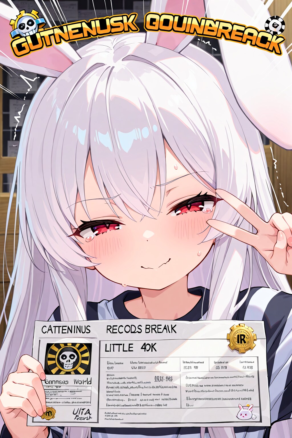 cyan motoさんちのうさぎちゃん脱獄回数ギネス記録登録記念