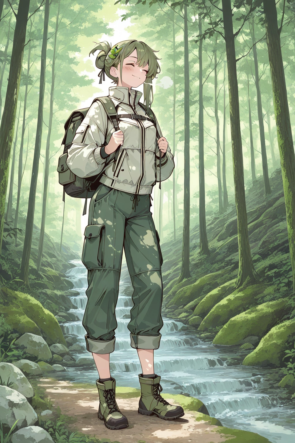 森の中で、深呼吸ひとつ。