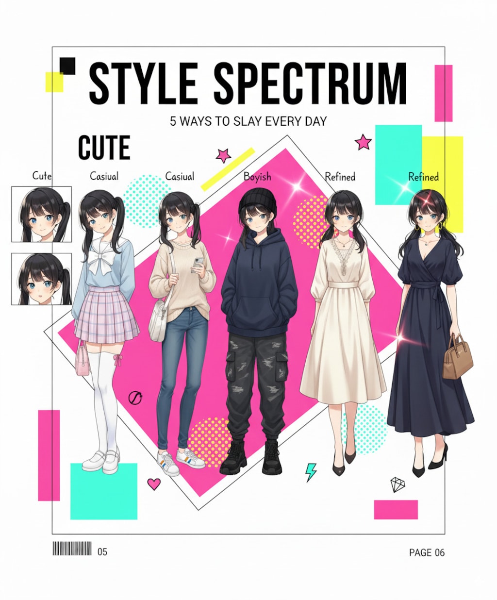 女子中学生ファッションショー