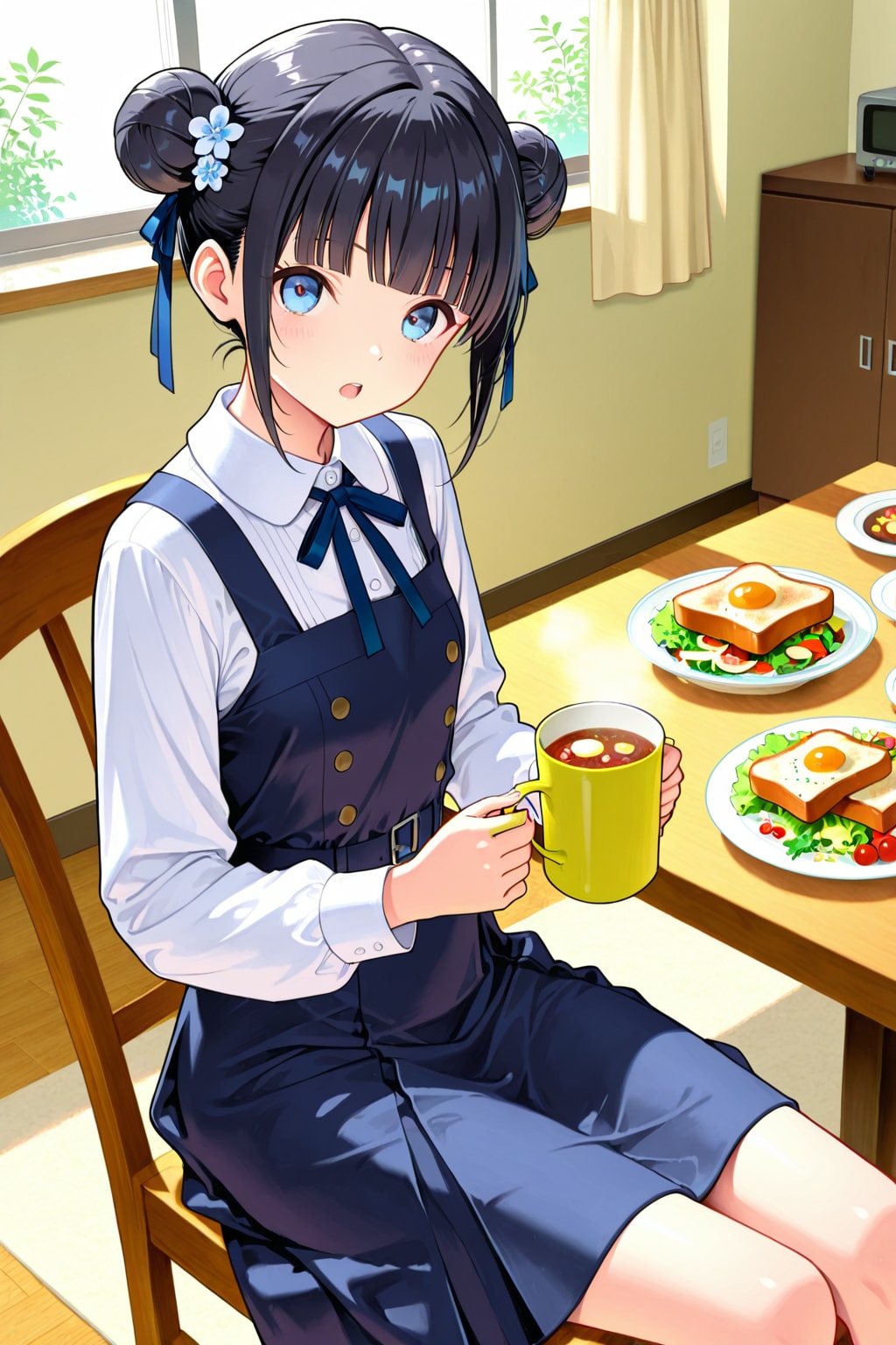 おだんごちゃん🍡✨と朝ごはん🍚✨　10/4