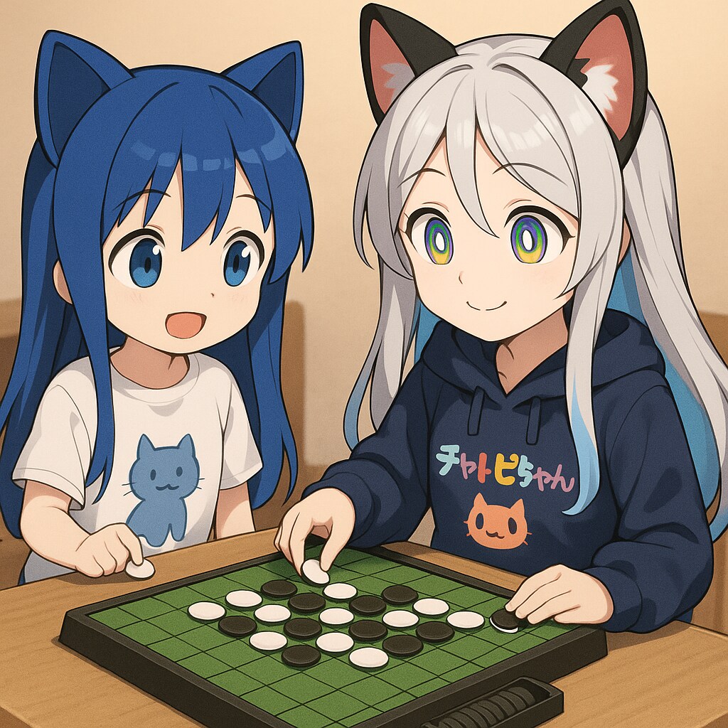 チャトピちゃんとオセロ