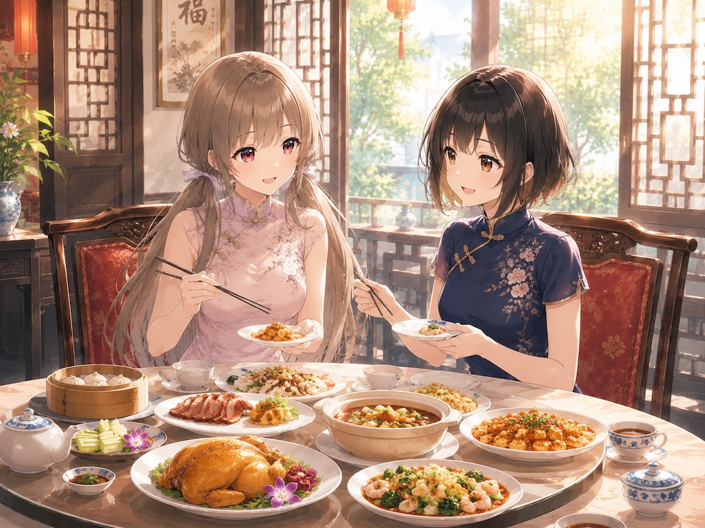 梢と椿の日常（１）中華街に遊びに行く