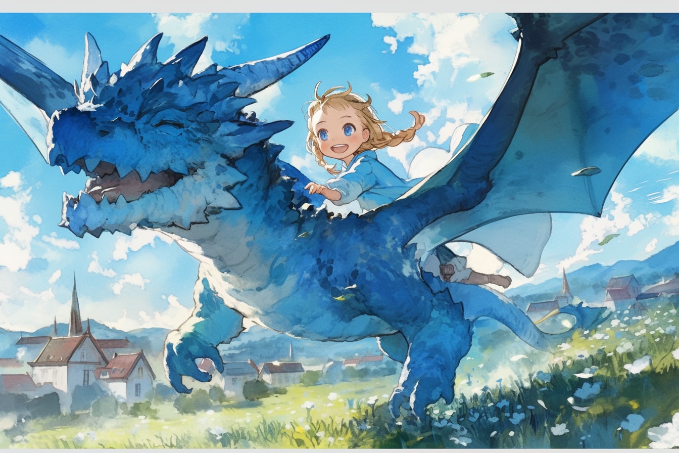 ドラゴンと少女（竜騎士）75 | の人気AIイラスト・グラビア