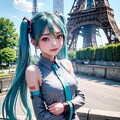 『ふらり！初音ミク！！』第一回はフランスはパリに、やって来ちゃいました♪ 2枚目